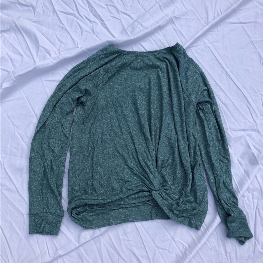 Green Zella workout top